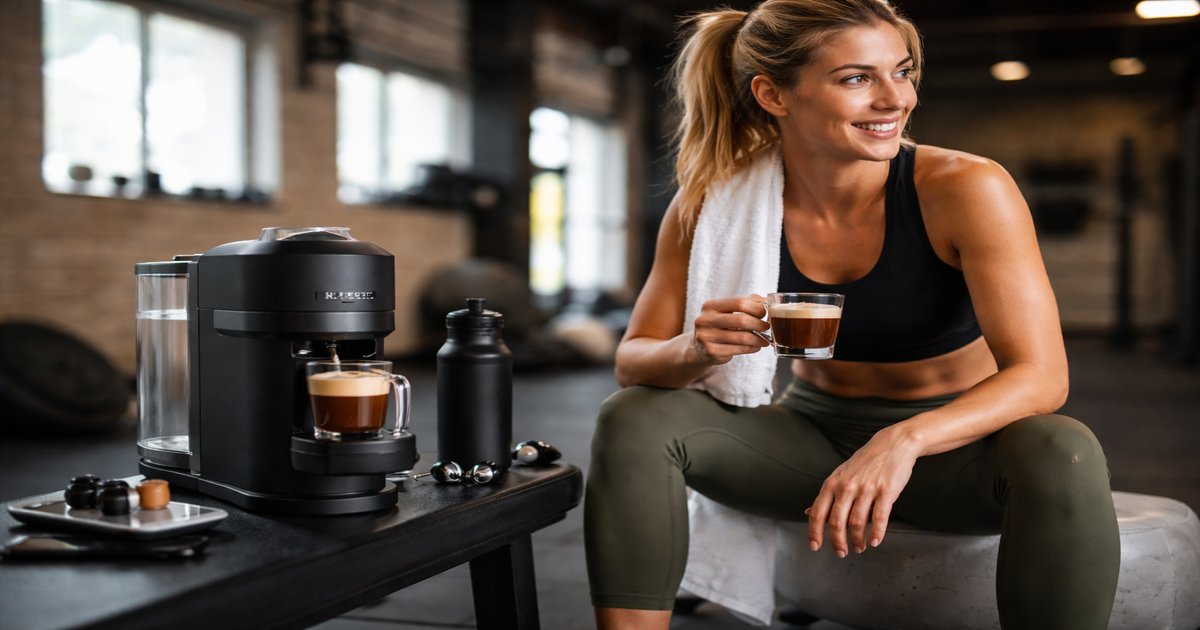 nespresso in use