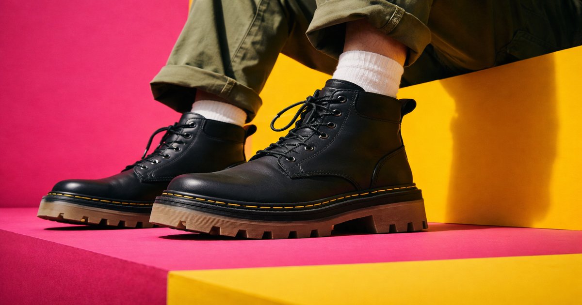 dr martens crewson in use