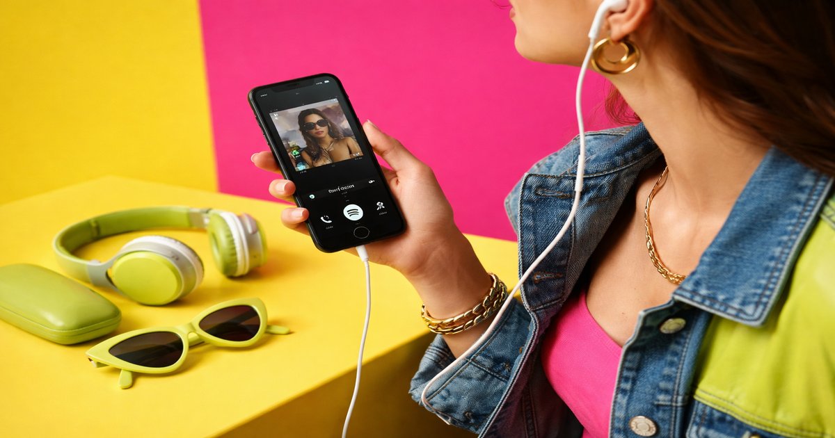 spotify premium in use