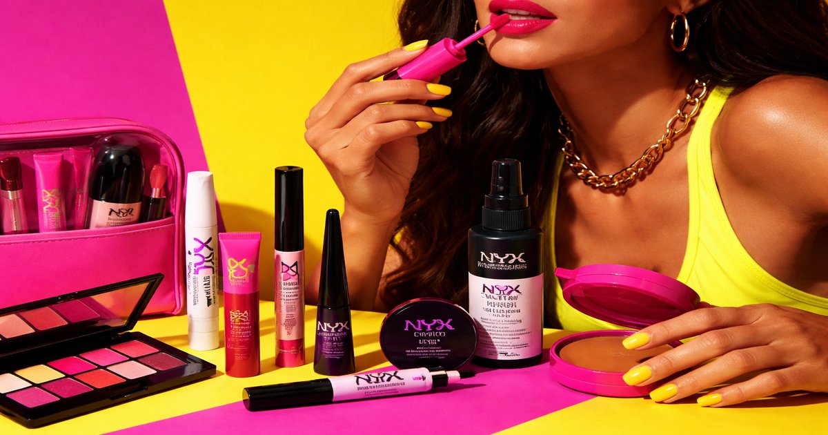 nyx cosmetics in use